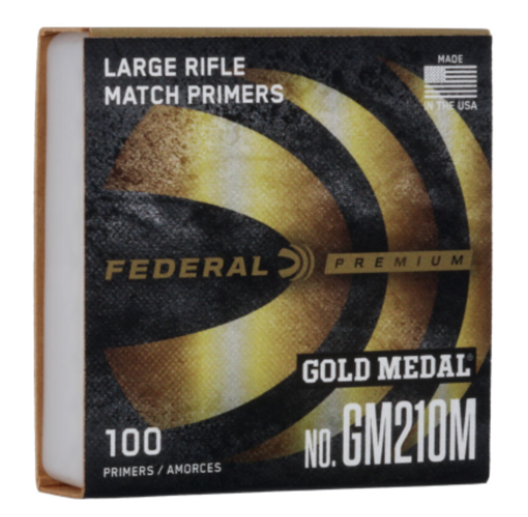 Federal Large Rifle Match Primers GM210M x100 image 0